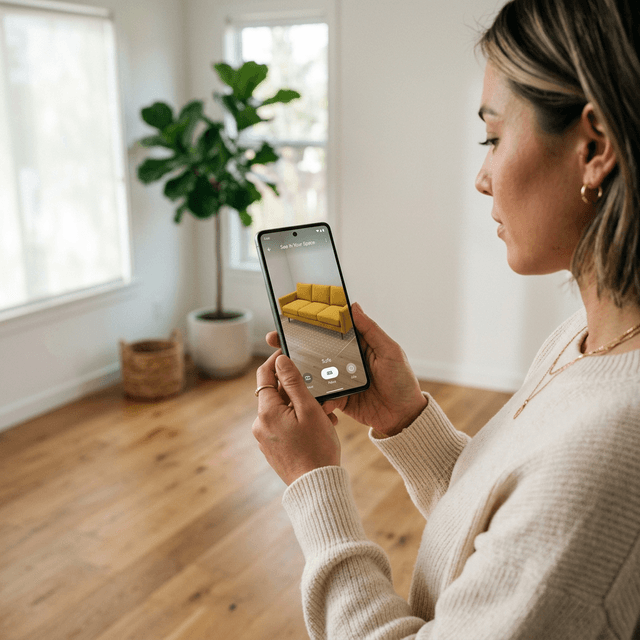 Furniture AR Demo on Smartphone